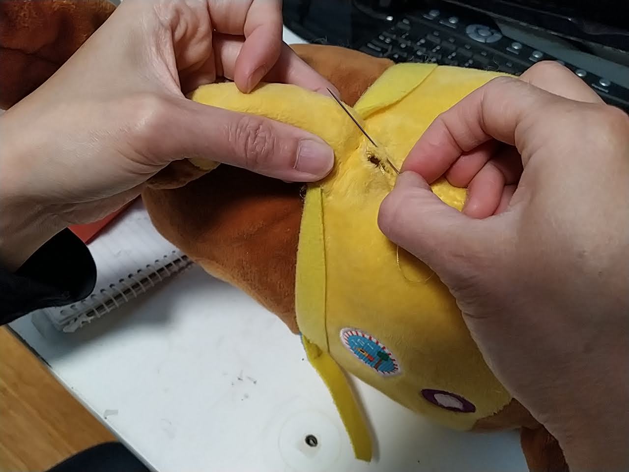Repair in progress 4