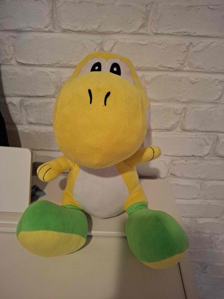 Yellow Yoshi plush