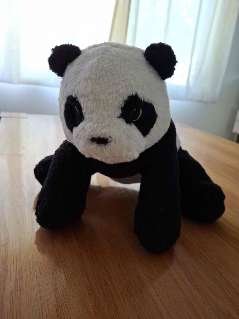 Vintage giant panda plush