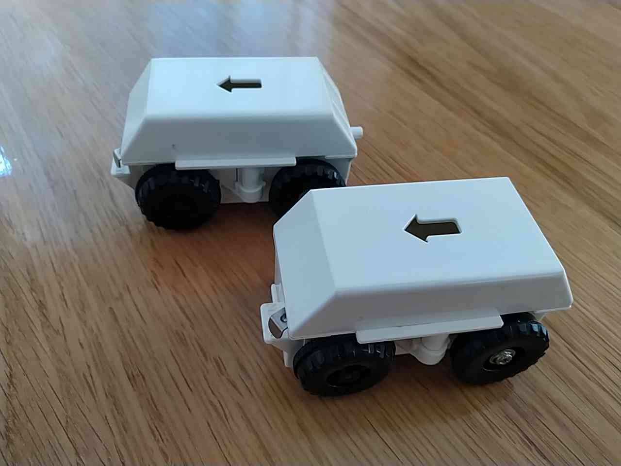 Tomy Big Loader white shells pair
