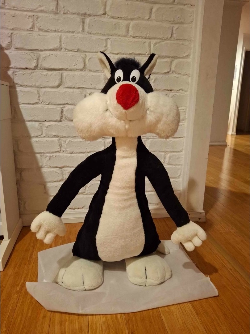 Vintage giant Sylvester the Cat plush